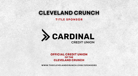 CLEVELAND CRUNCH ANNOUNCES CARDINAL CREDIT UNION AS TITLE SPONSOR FOR 2025–26 SEASON