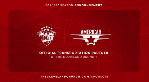 Cleveland Crunch Welcomes Back AmeriCab Transportation Inc. as Official Transportation Provider