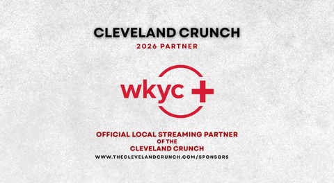 THE CLEVELAND CRUNCH WELCOMES WKYC+ AS OFFICIAL LOCAL STREAMING PARTNER