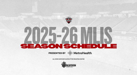 Cleveland Crunch Announces 2025–2026 Season Schedule