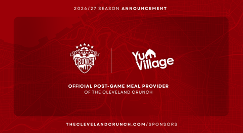 Cleveland Crunch Welcomes Back Yum Village as Official Post-Game Meal Provider