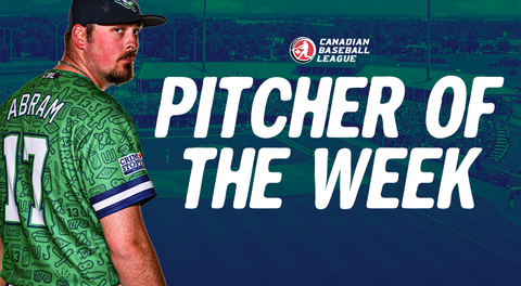 Abram named Canadian Baseball League Pitcher of the Week