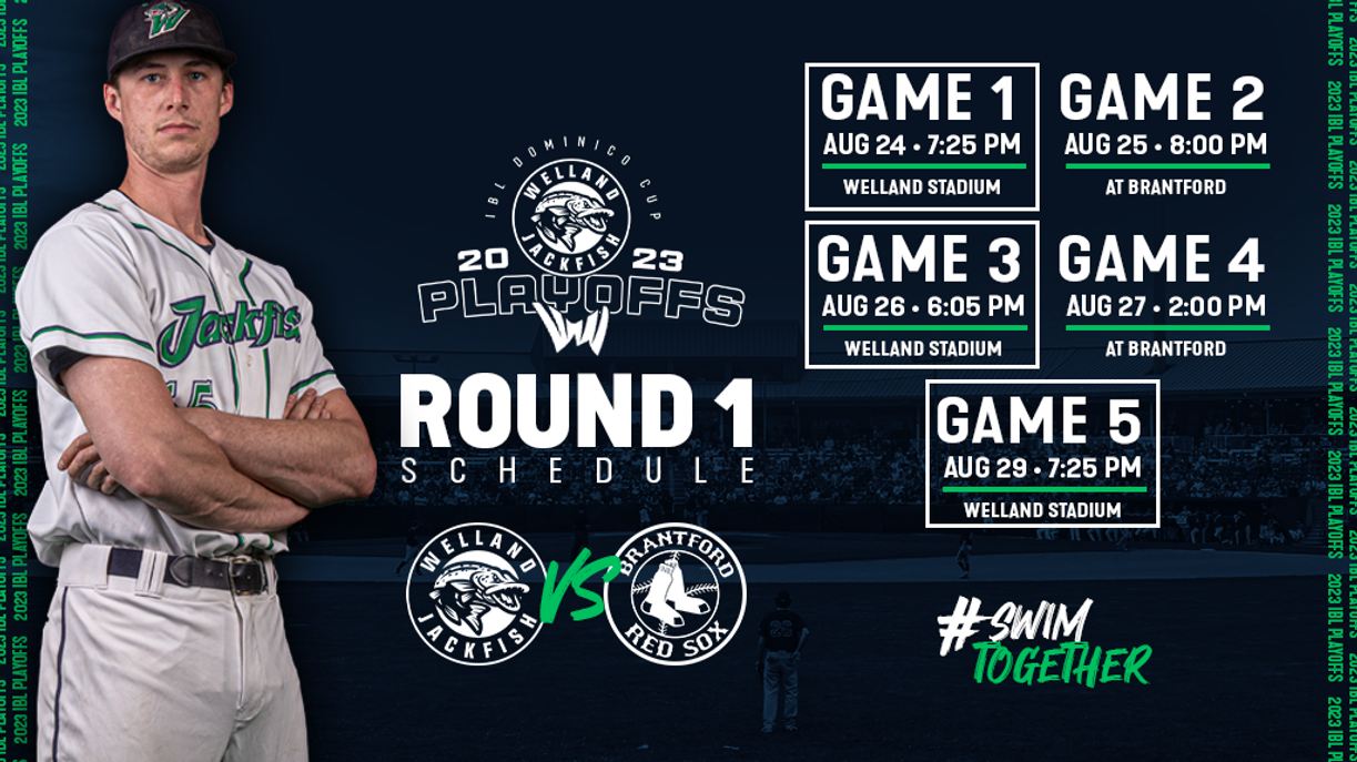 news-jackfish-announce-playoff-schedule-for-first-round-series-vs-red-sox-welland-jackfish-baseball-club