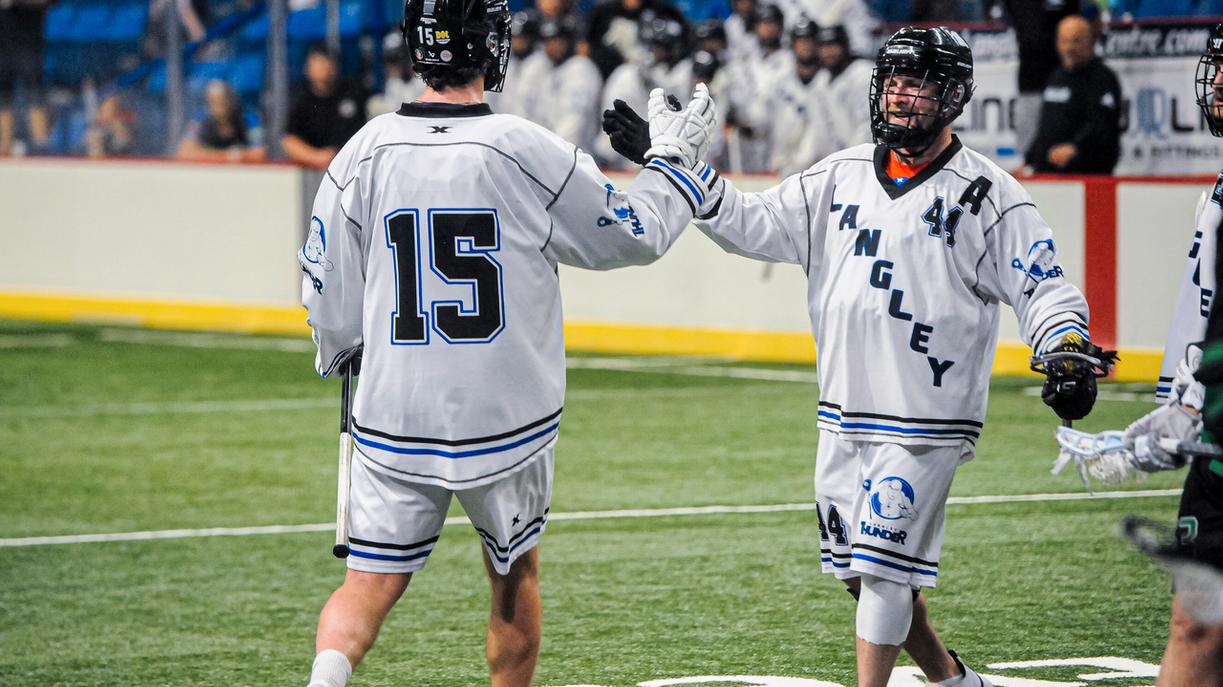 News Dobbie Sock Trick Leads Thunder to Victory Western Lacrosse Association