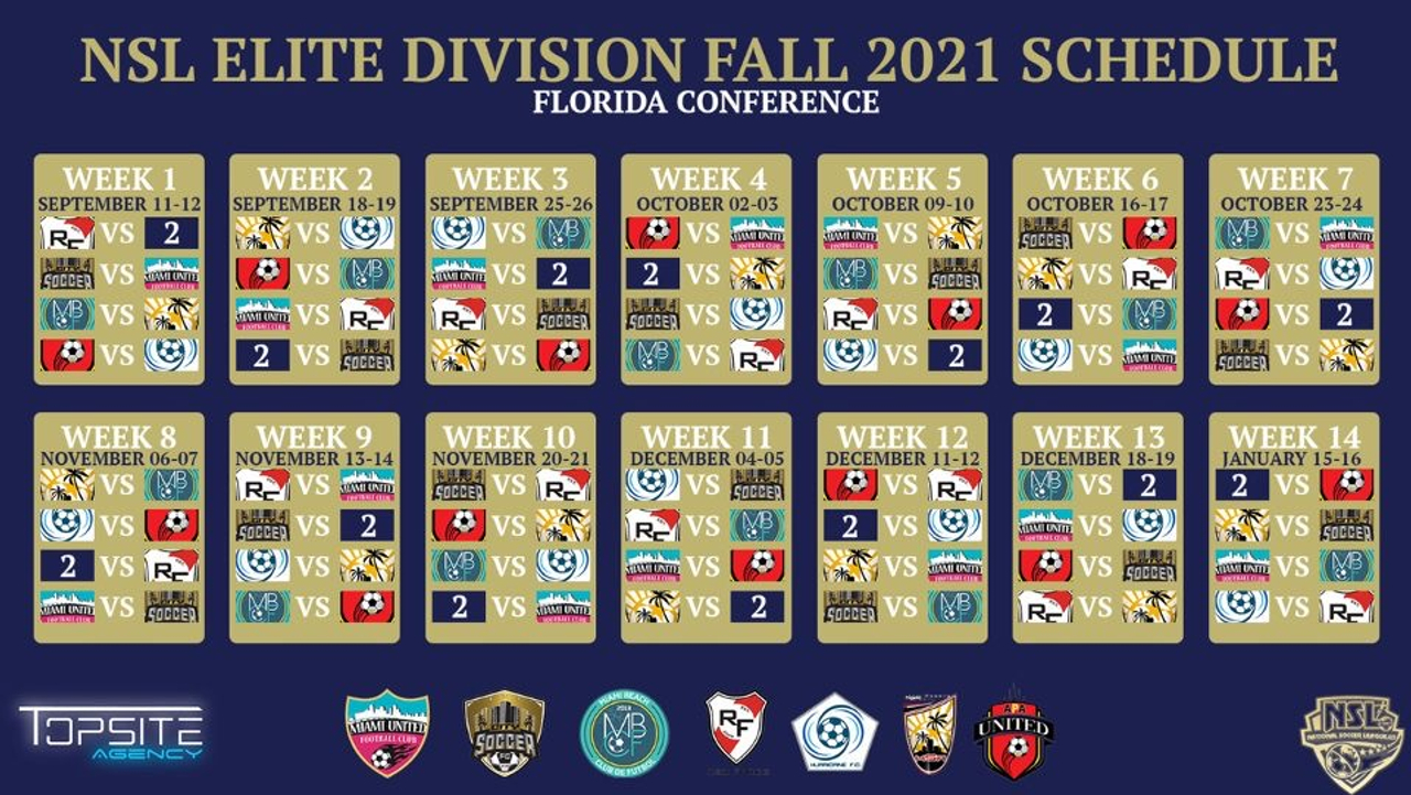 2021 APA UNITED FC Fall League Schedule APA United FC