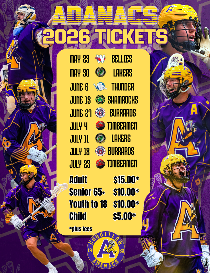Adanacs 2026 Tickets