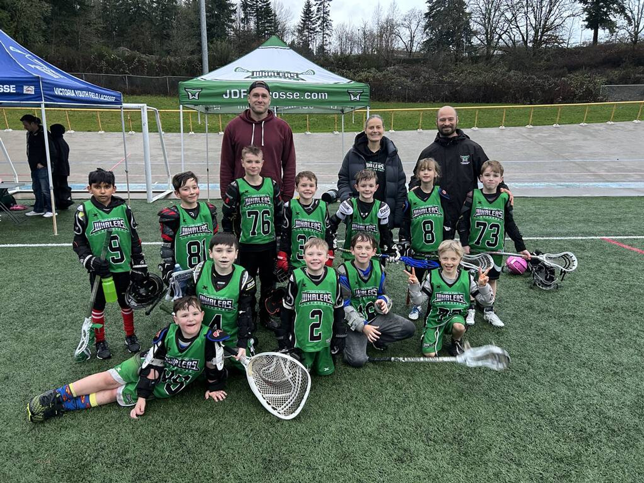 Under 9 JDF 1 post-game team picture