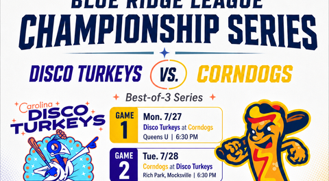Blue Ridge League Championship Series Set