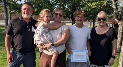 Joshua Hillman awarded David Wallace Memorial Scholarship