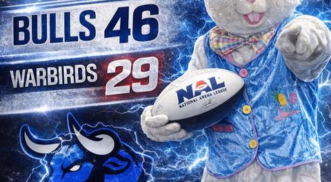 Dallas Bulls win over Amarillo Warbirds 46-29