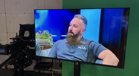 NAL Commissioner Ikard Helps Plant Arena Football Flag in Dallas