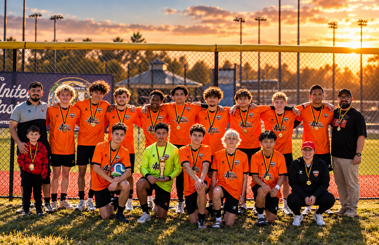 Older Fayetteville Fury player competing in soccer