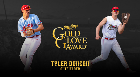 Tyler Duncan Awarded First-Ever Rawlings Gold Glove for Hamilton Cardinals