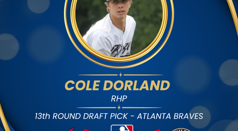 Cole Dorland Selected by the Atlanta Braves in the 13th Round of the 2026 MLB Draft