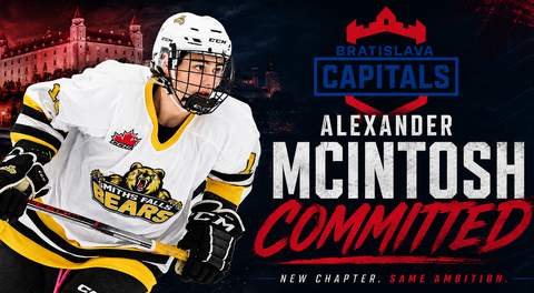 Alexander McIntosh Commits to Bratislava Capitals