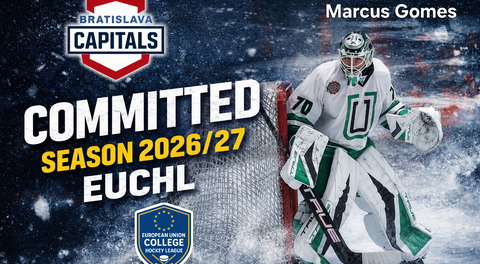 Bratislava Capitals Receive Commitment from Goaltender Marcus Gomes