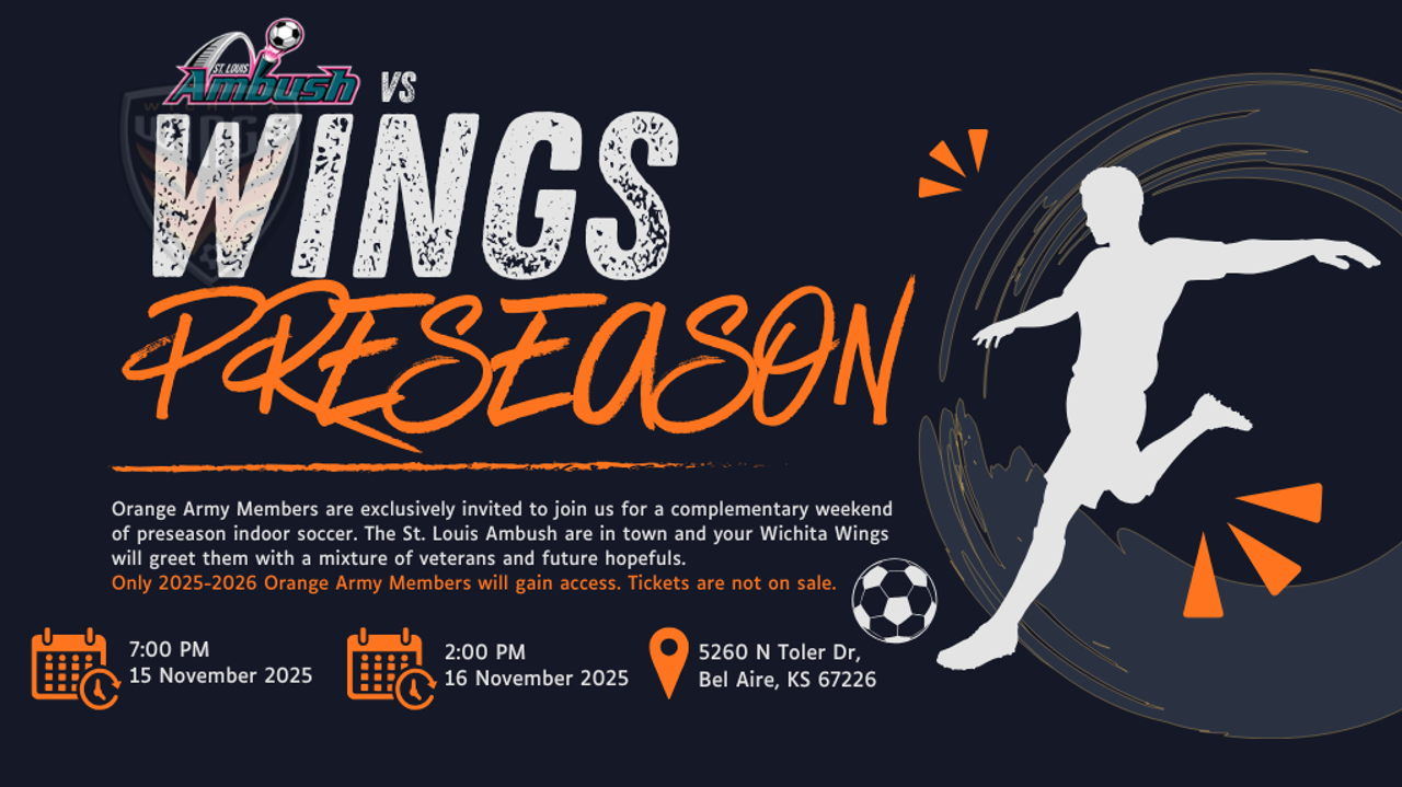 Wichita Wings vs St. Louis Ambush Major Arena Soccer League