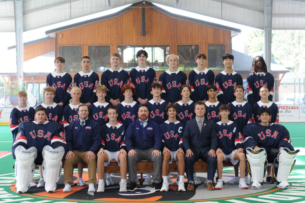 2024 IIJL World U16 Lacrosse Championship Team Photo