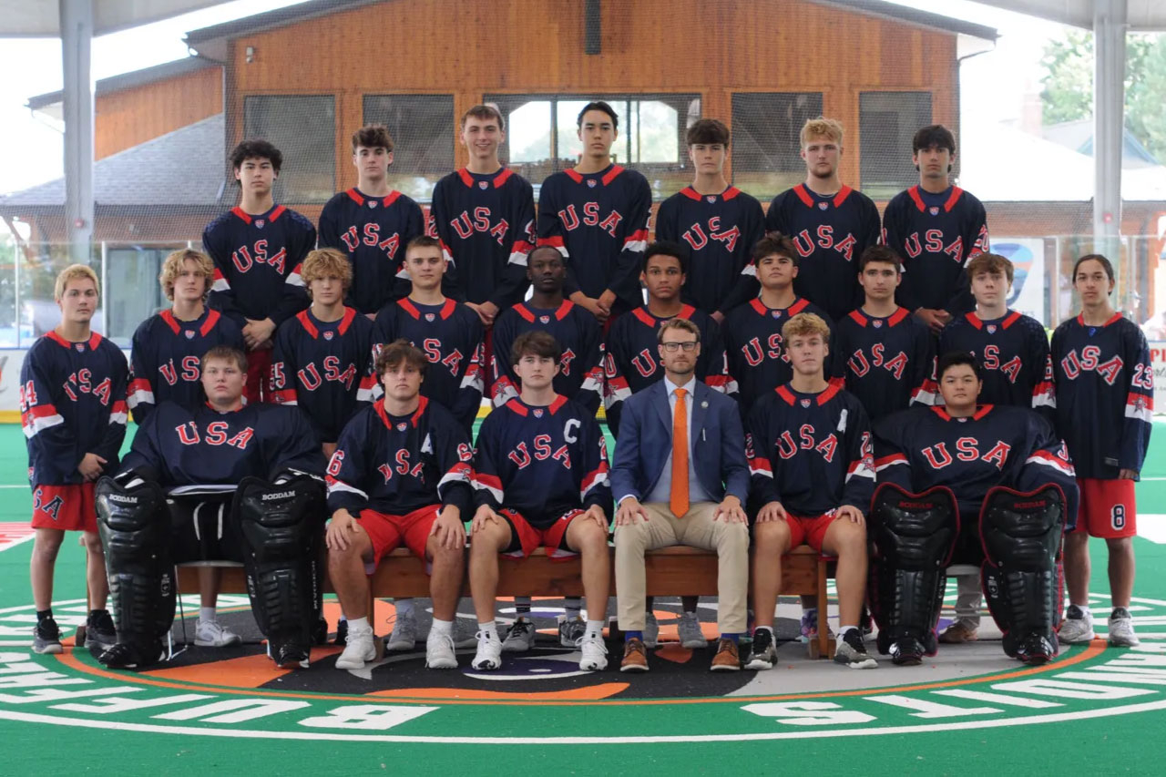 2024 IIJL World U18 Lacrosse Championship Team Photo