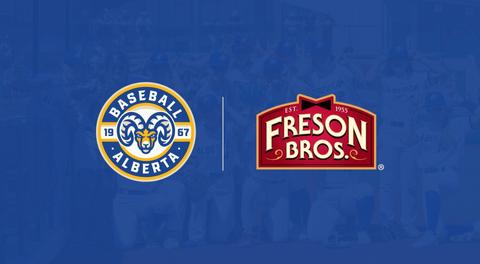 Freson Bros. Named Official Sponsor of the Baseball Alberta Pipeline and Team Alberta Baseball