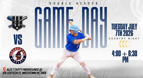 7/7: Watertown and Rochester Square Off for a Country Night Doubleheader