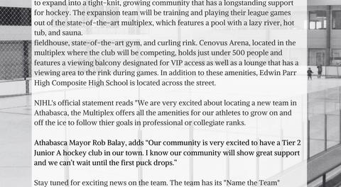 Excited to be apart of the League!!!