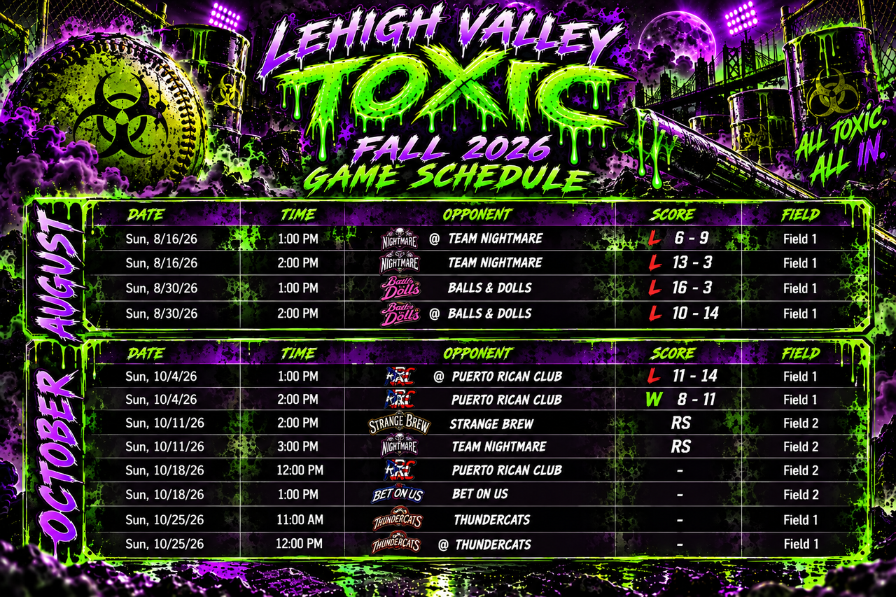 Fall 2026 Schedule