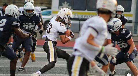 Ex Prep Post Grad Lions Settle for Tie with Marietta College JV Amid Costly Penalties