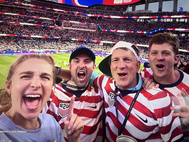 Team Co-Owner and Co-Founder Jay Grayson at the World Cup in the USA.