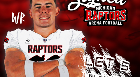 Michigan Raptors Announce Addition of Connor Carrigan to the 2026 “Receiving Wrecking Crew”