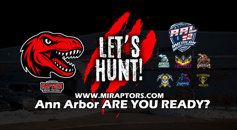 📣 Historic Announcement: Michigan Raptors Bring Arena Football to Ann Arbor!