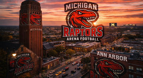 Michigan Raptors Bring Professional Arena Football to Ann Arbor This Saturday, March 28