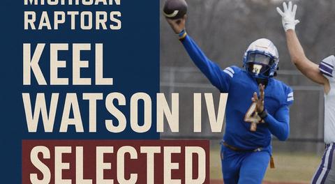 Keel Watson IV to lead the Raptor Offense as starting Quarterback