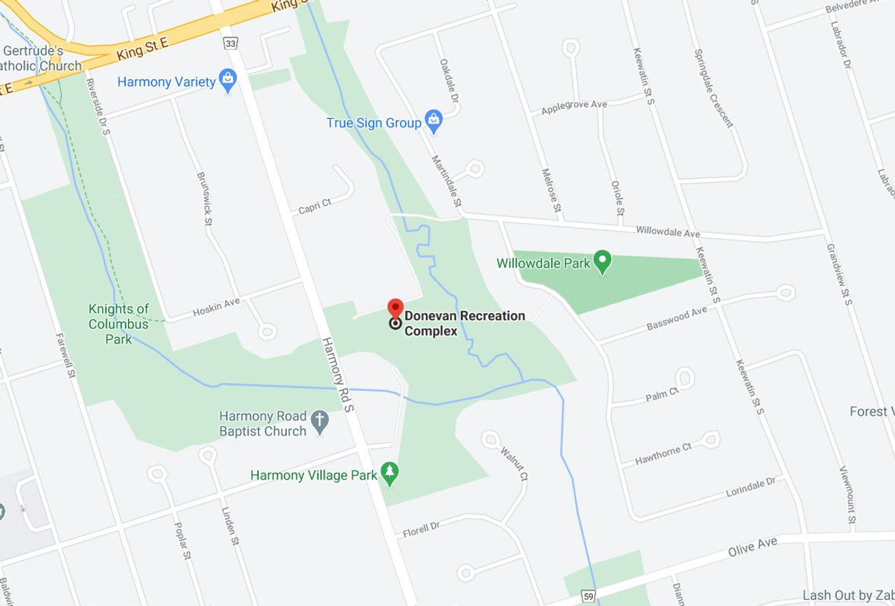 Arena Maps Oshawa Girls Hockey Association