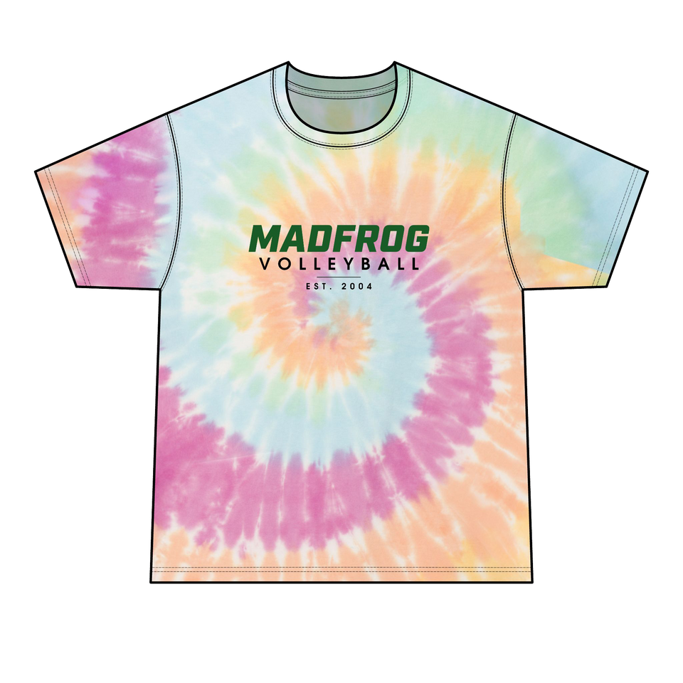 MadFrog Volleyball Tie-Dye 2 Tee Spiral