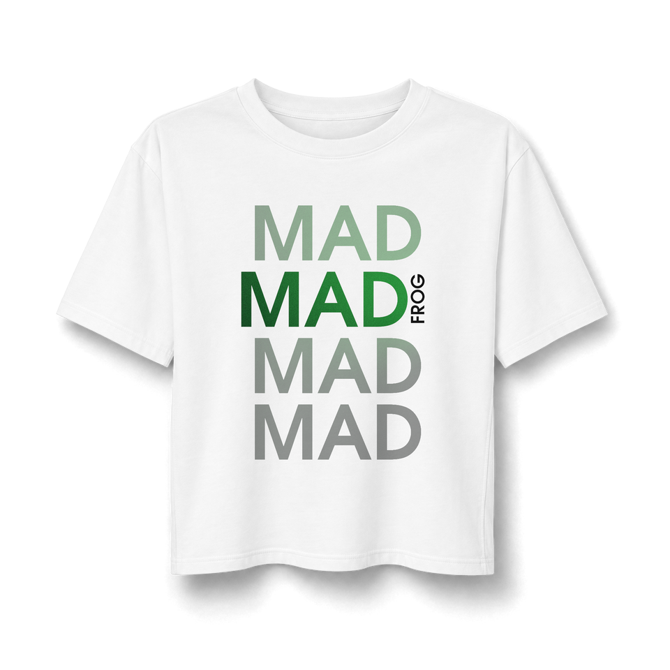 MAD Stacked Text Tee