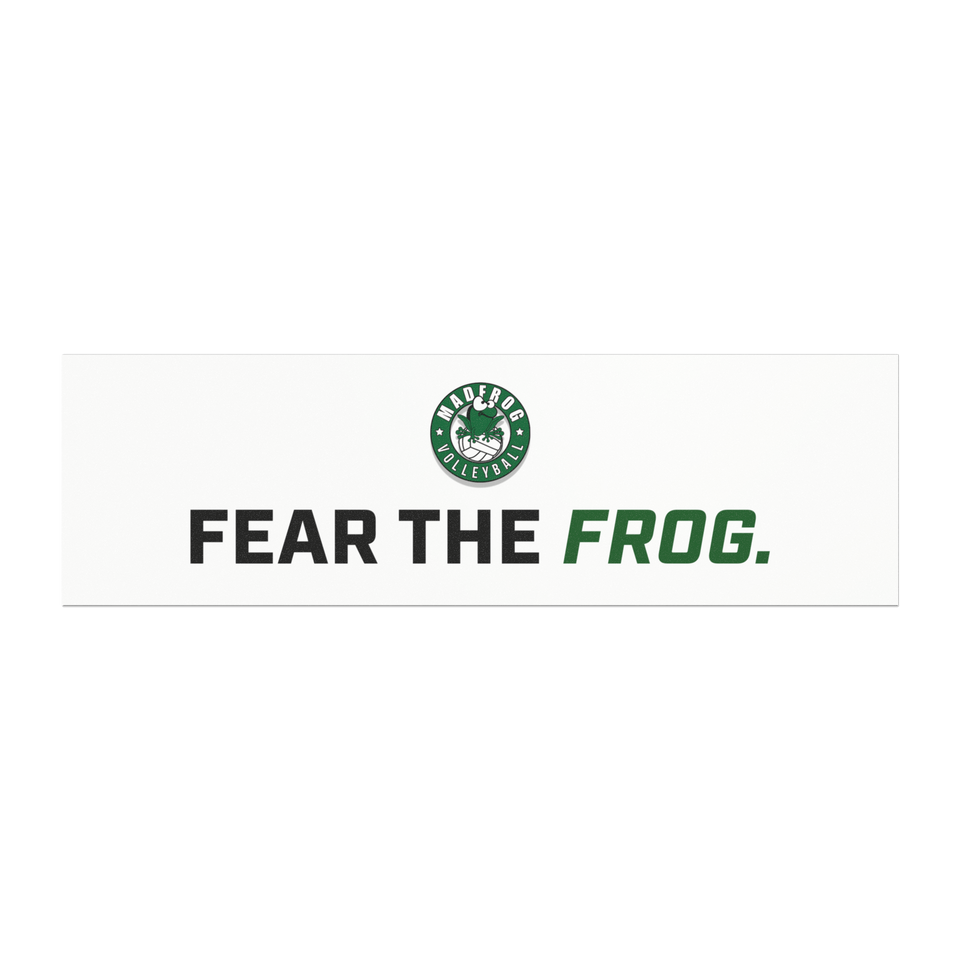 Fear the Frog Car Magnet
