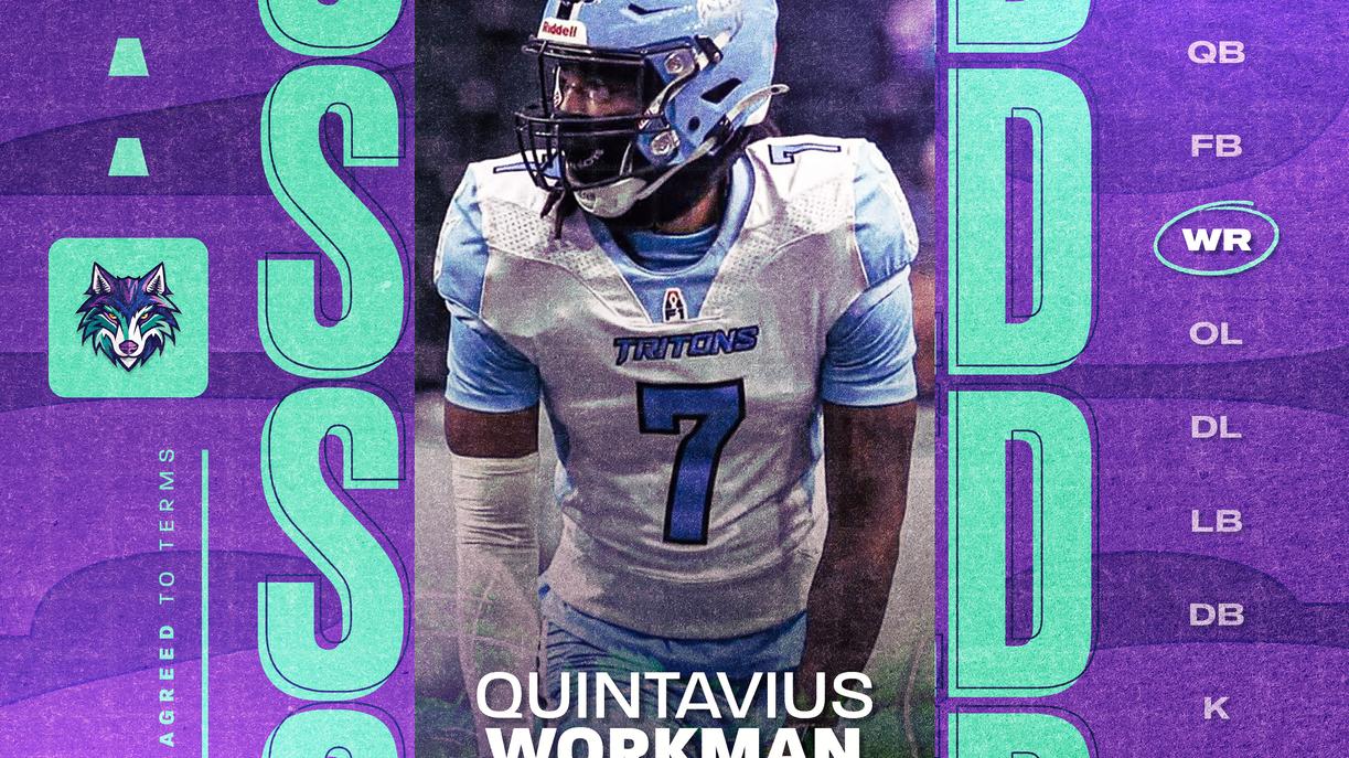Meet the Wolfpack: Quintavius Workman - Wide Receiver - Washington Wolfpack