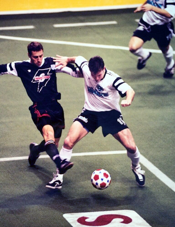 Mark Moser in action with the St Louis Ambush