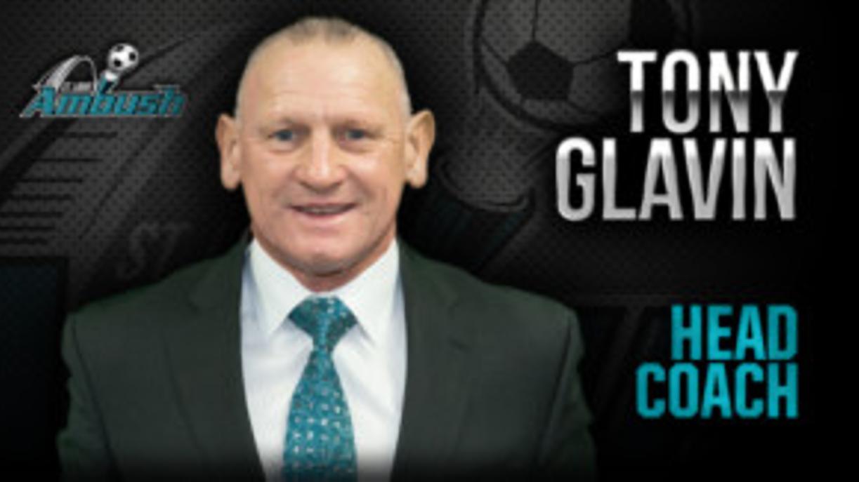 TONY GLAVIN NAMED NEW HEAD COACH OF ST. LOUIS AMBUSH St