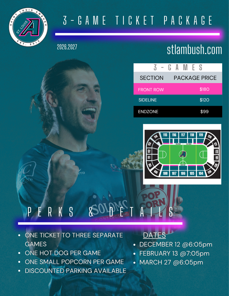 3-Game Ticket Package Flyer