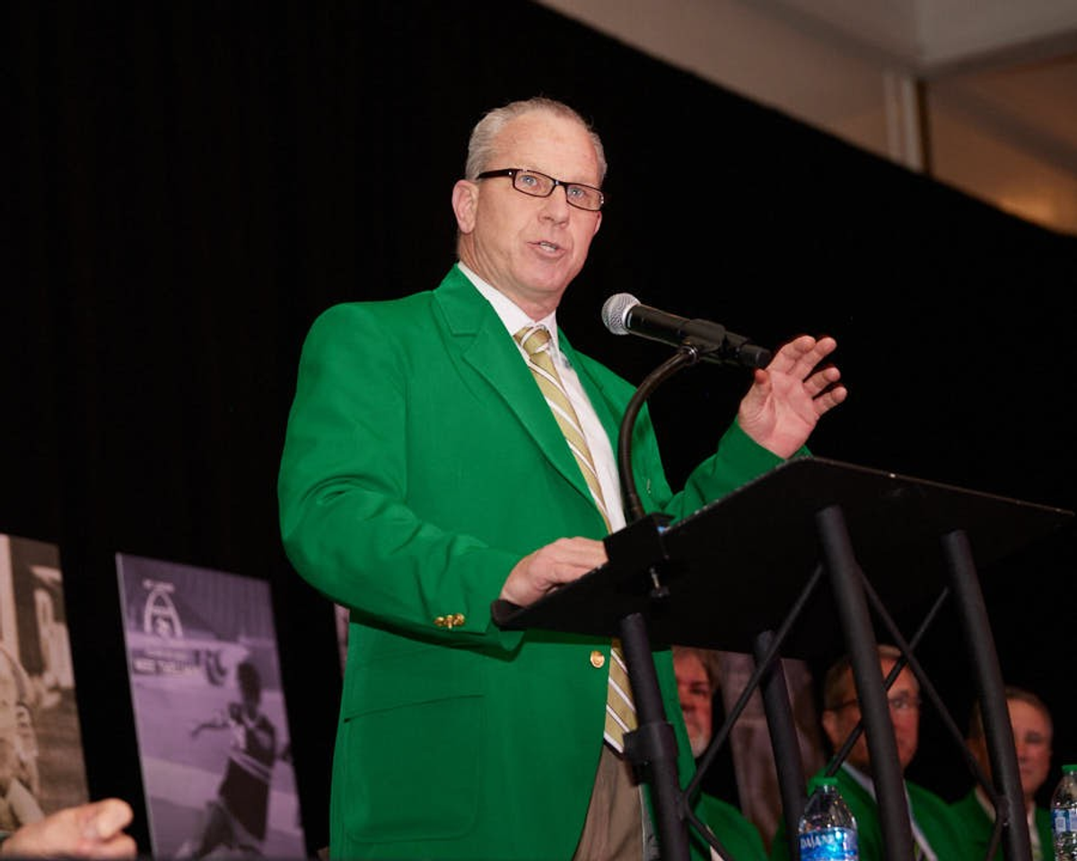 Mark Moser inducted into St. Louis Soccer Hall of Fame.