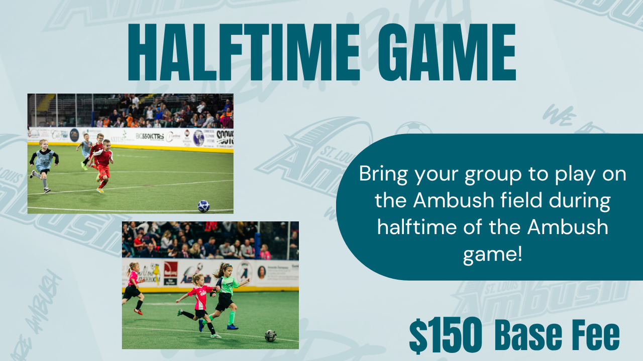Halftime Game experience flyer