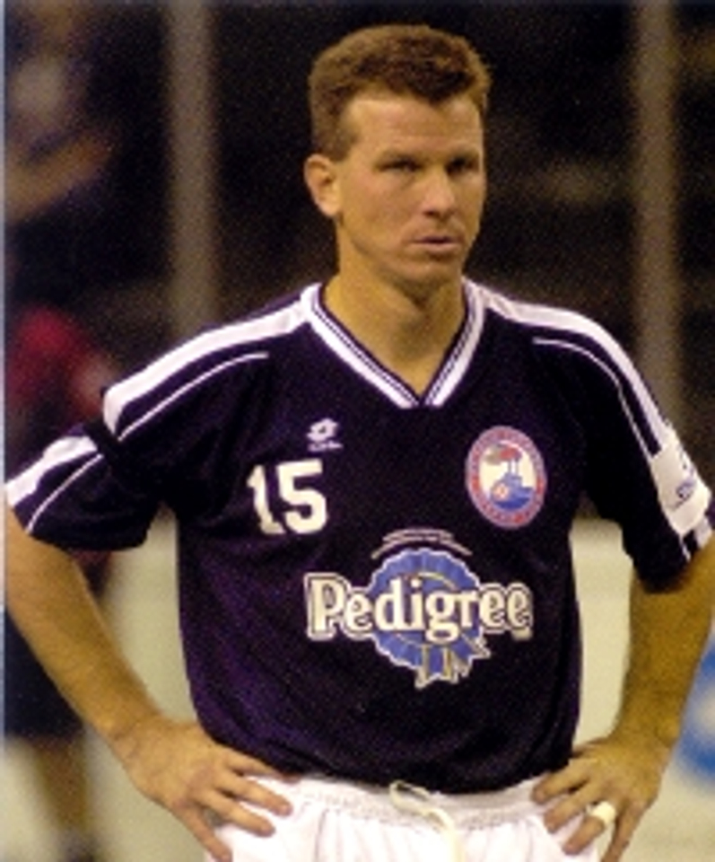 Mark Moser with the WISL St. Louis Steamers