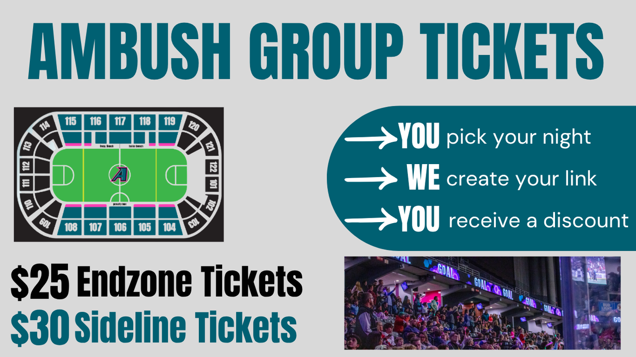 Ambush Group Ticket Flyer