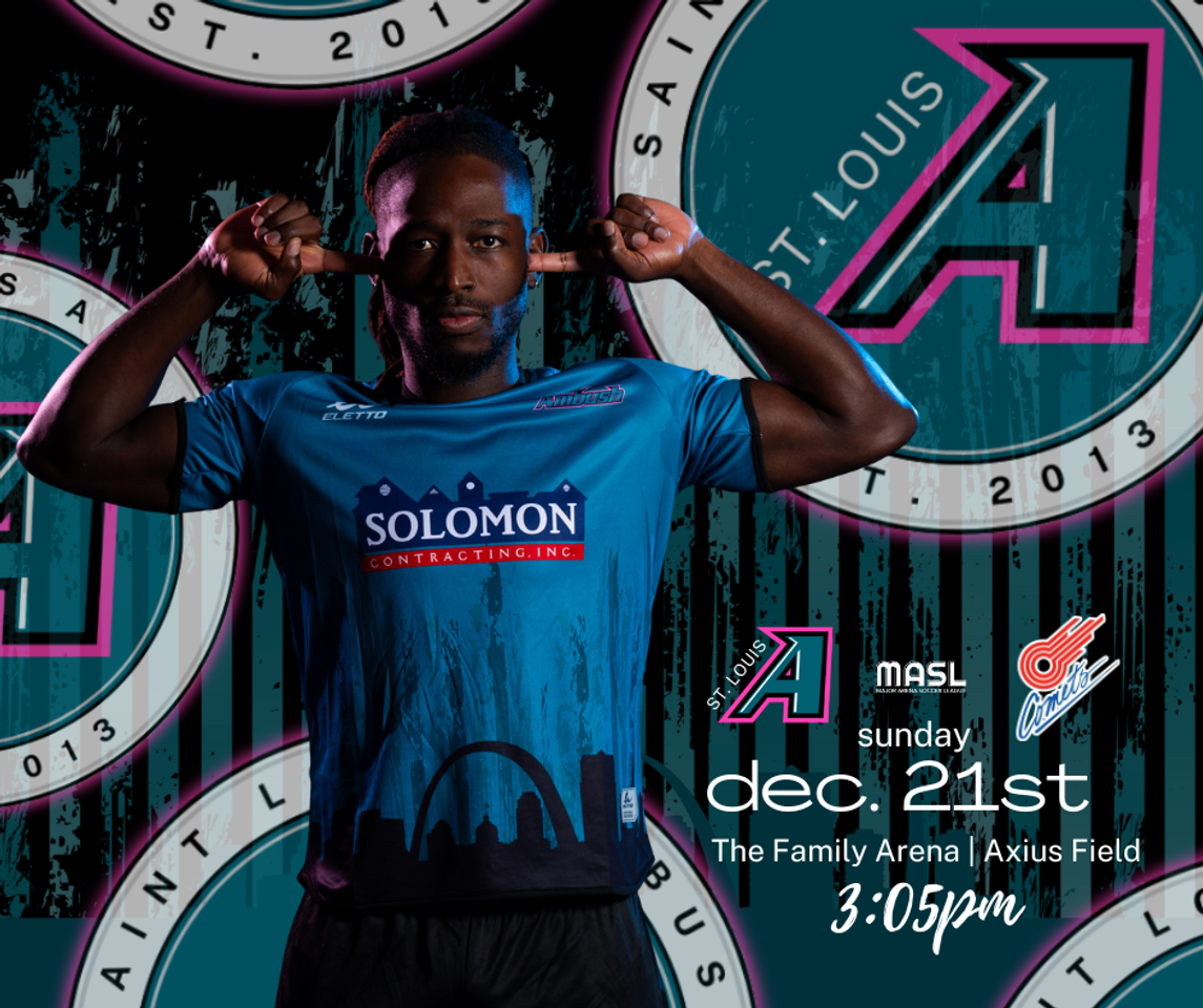 STL Ambush Game promotion for DEC 21st. at 3:05pm