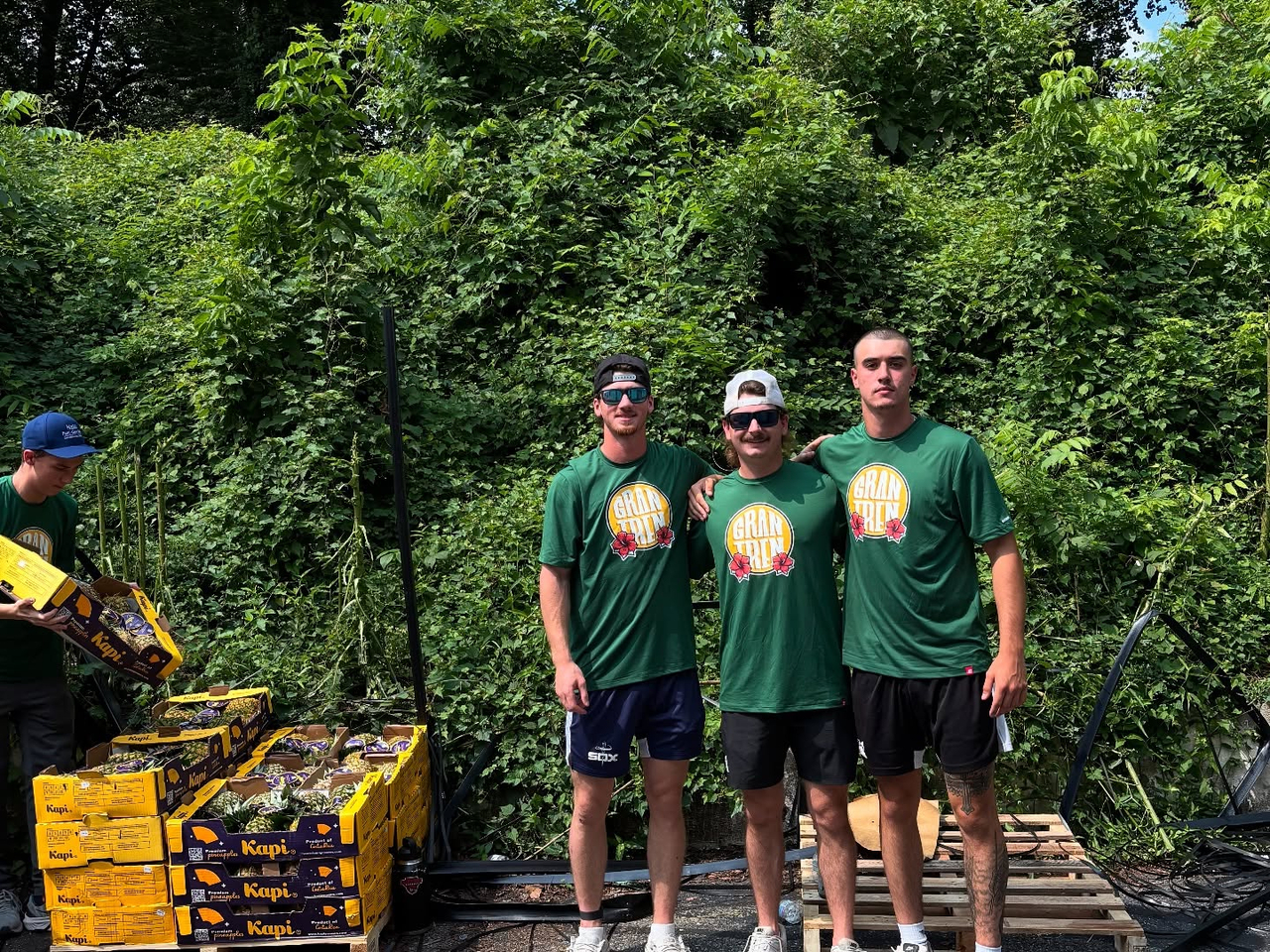 Big Train player volunteers