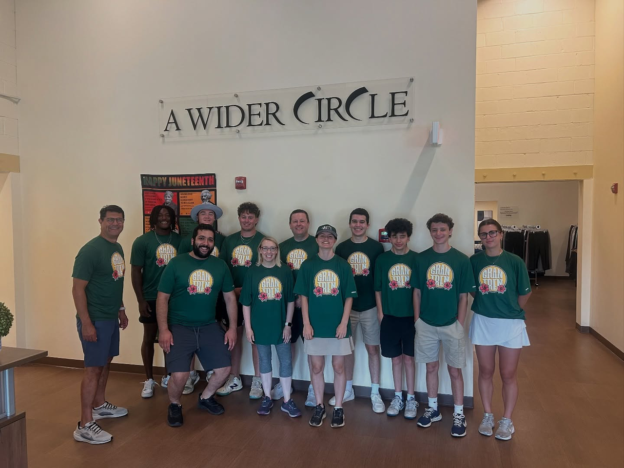 Volunteers at A Wider Circle