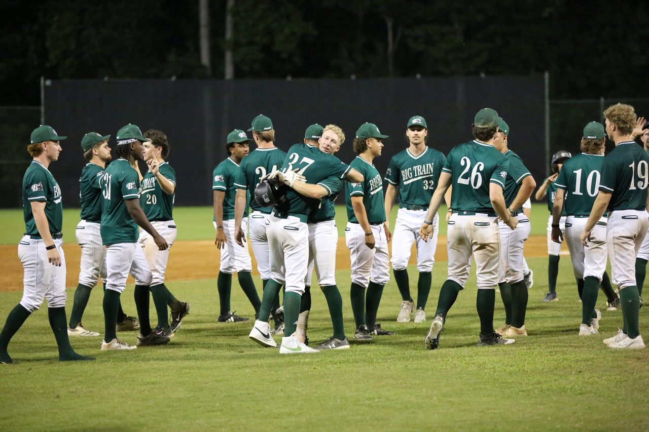 Big Train Celebrate Game Two Win by Mark Thalman