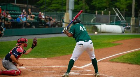 Big Train Rout Grays 14-1 in Rain-Delayed Contest